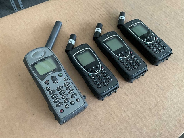 Iridium Verschillende satelliet telefoons (4x)