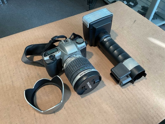 Pentax MZ-30 Fotocamera set in tas