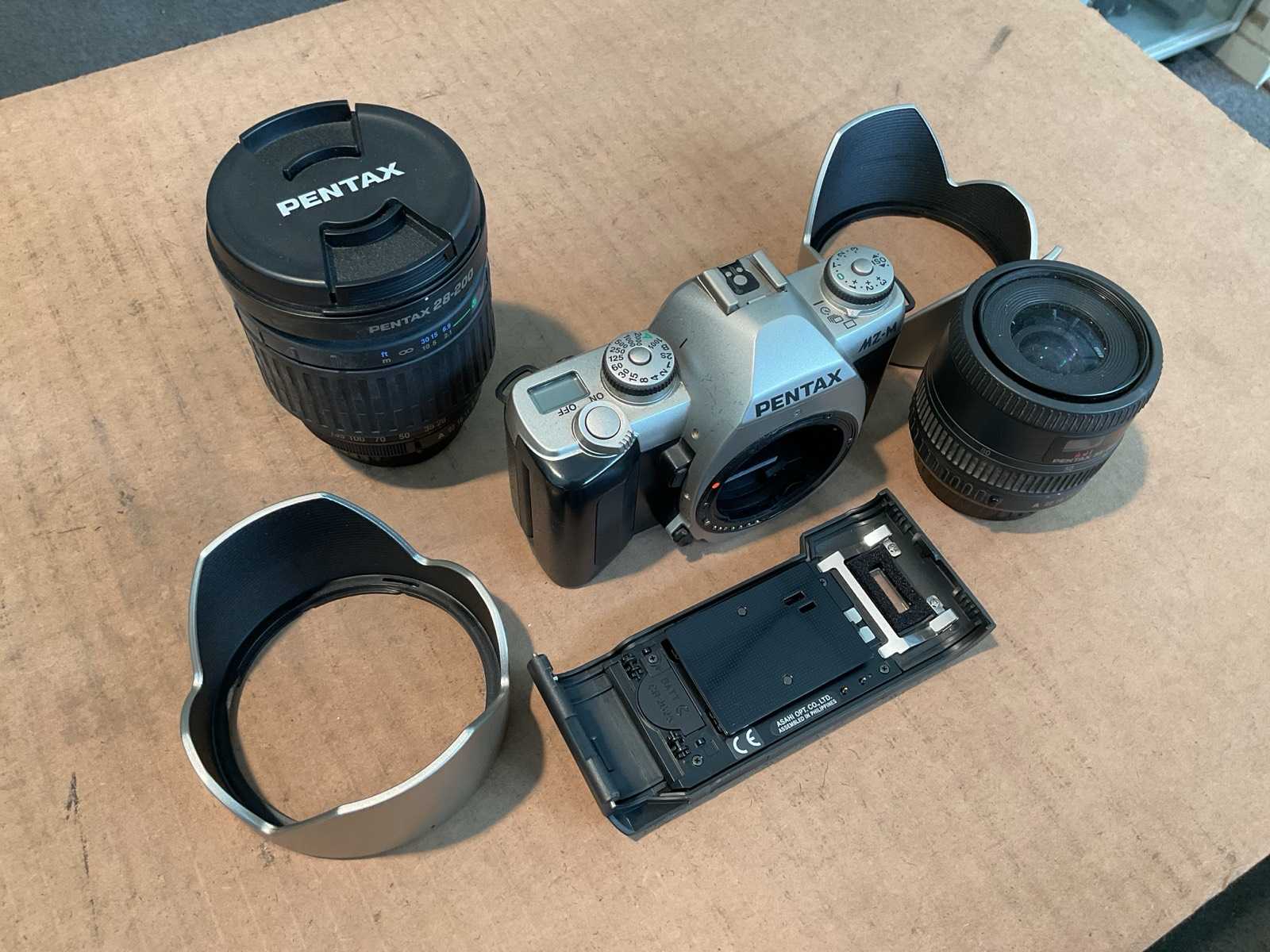 Pentax MZ-M Fotocamera set in tas