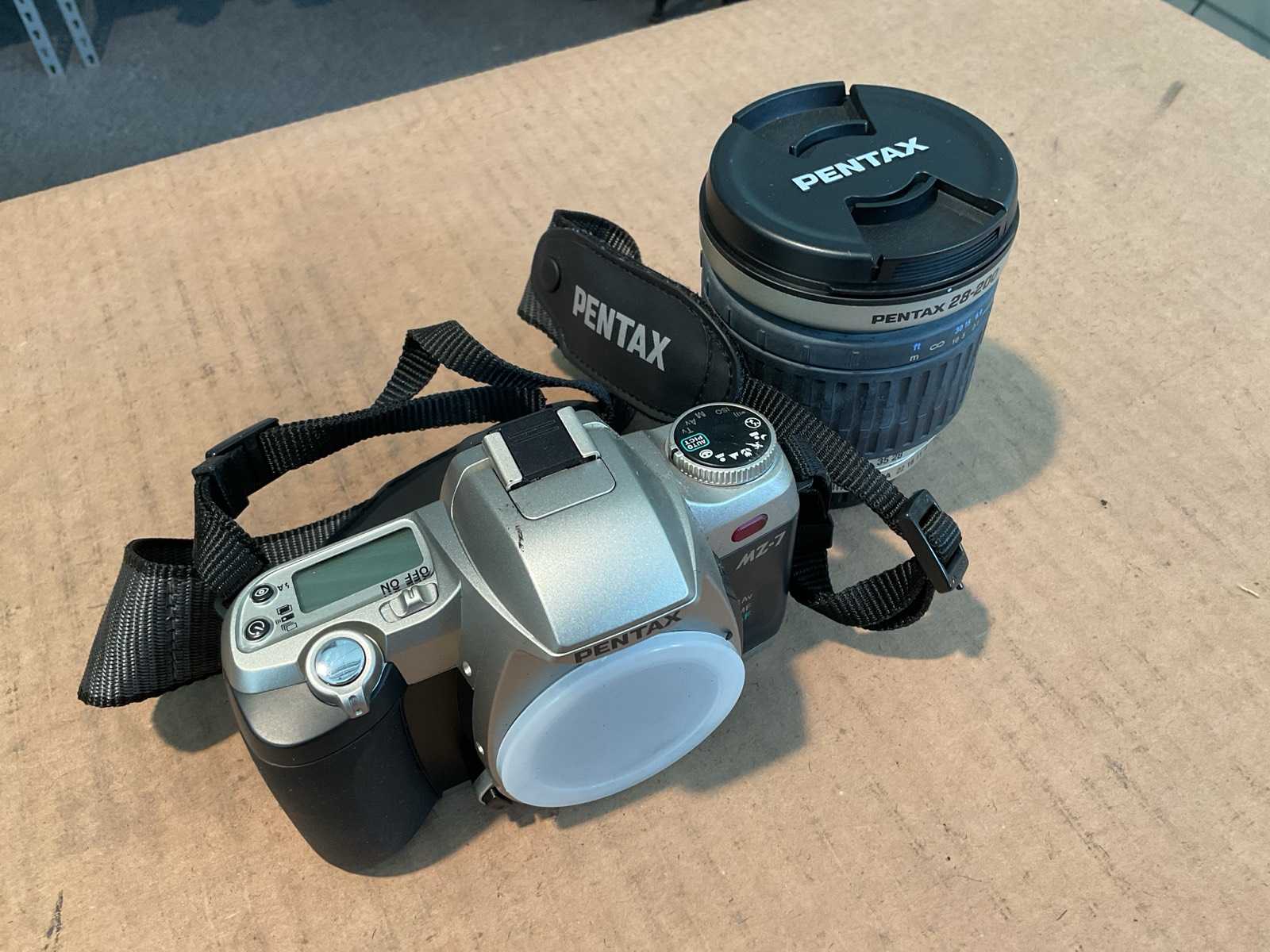 Pentax MZ-7 Fotocamera set in tas