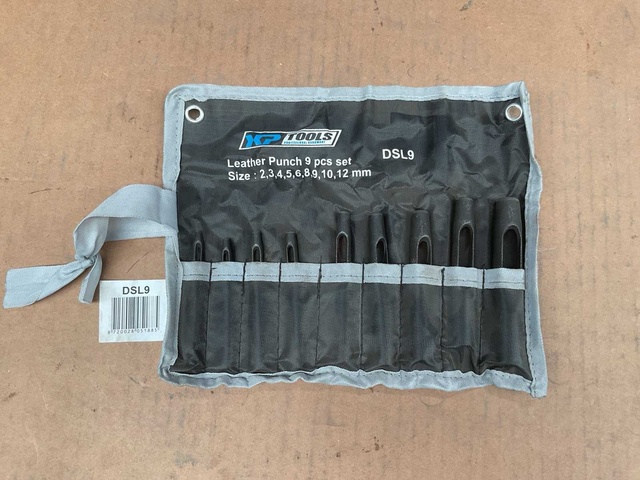 XP Tools DSL9 Leather punch set