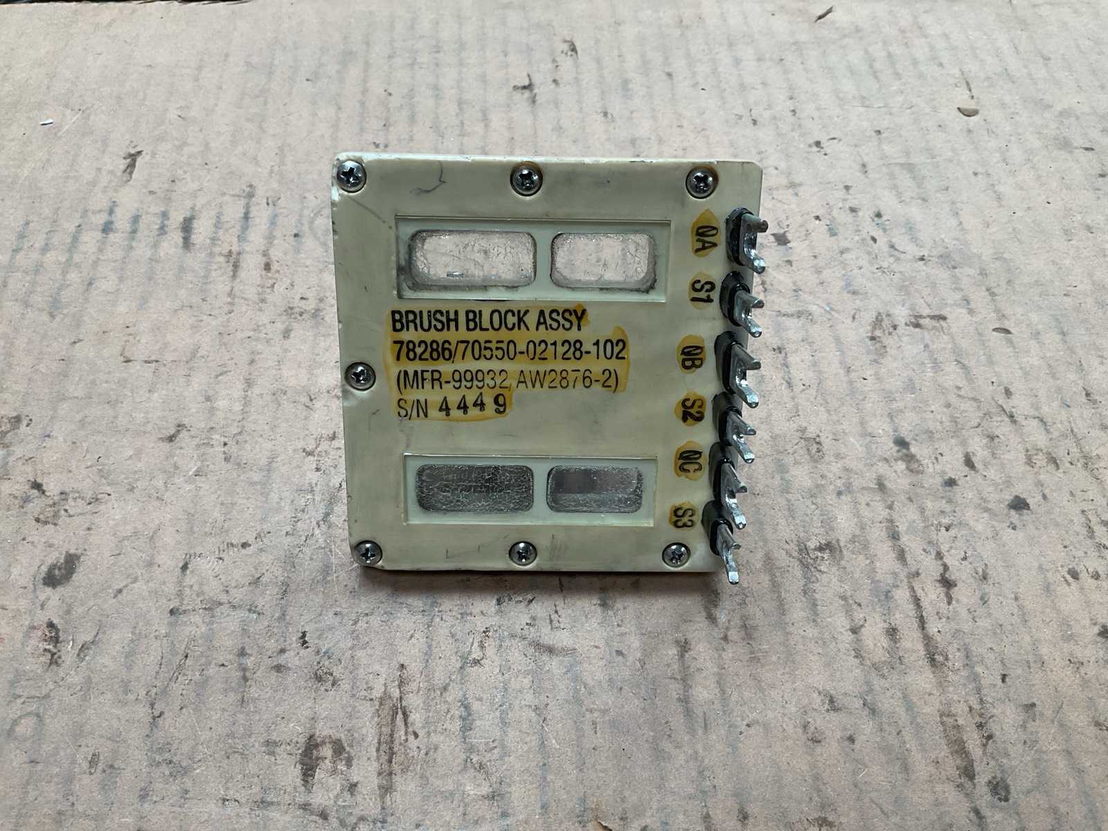 Brush block assy