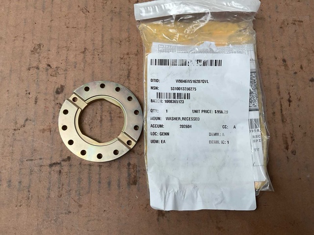 Recessed washer