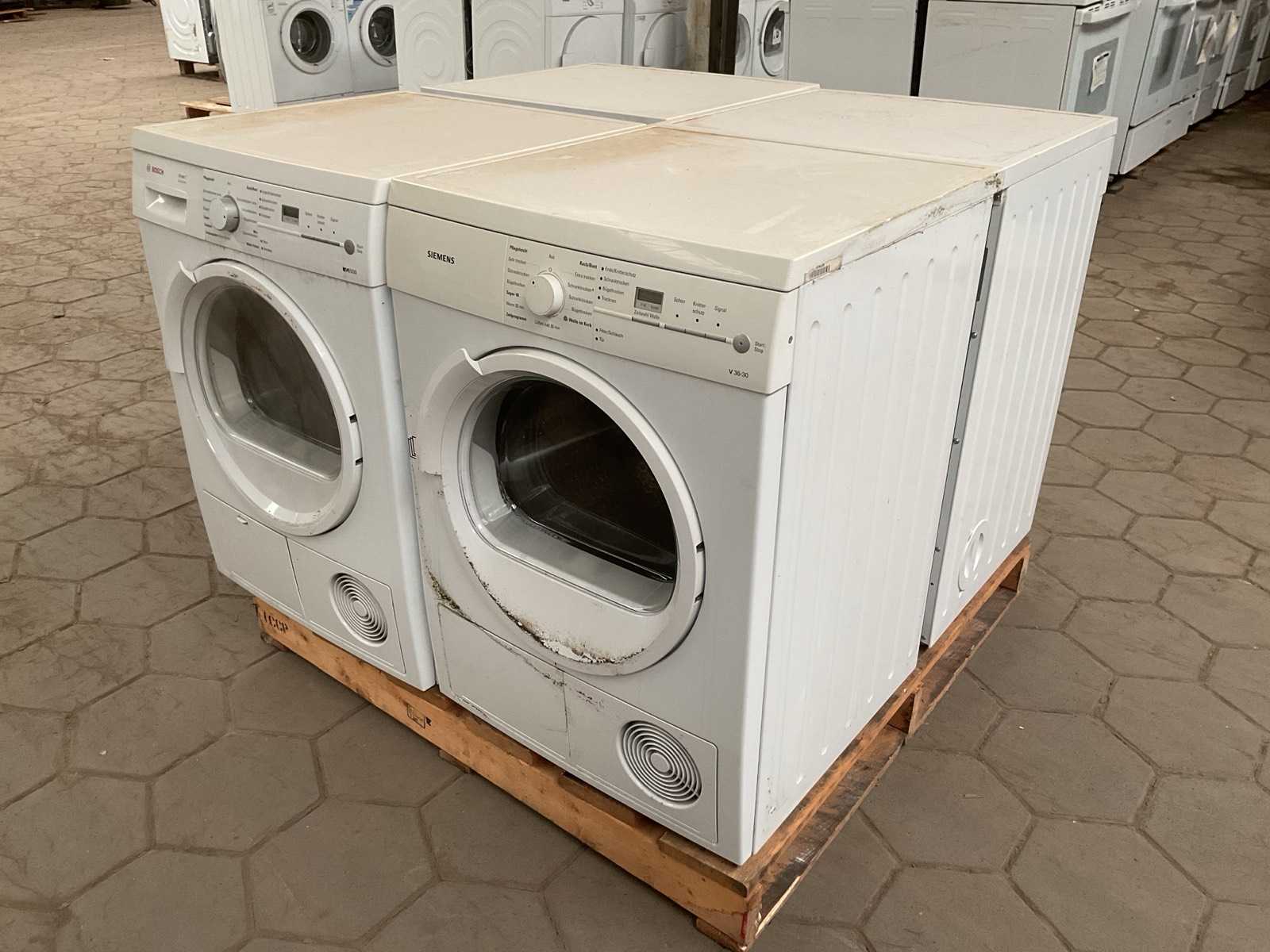 3x Siemens en 1x Bosch wasdrogers (4x)