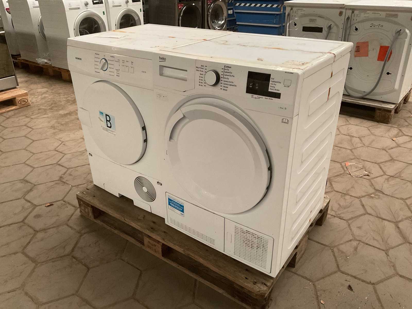 Wasdrogers 1x Beko en 1x Siemens (2x)