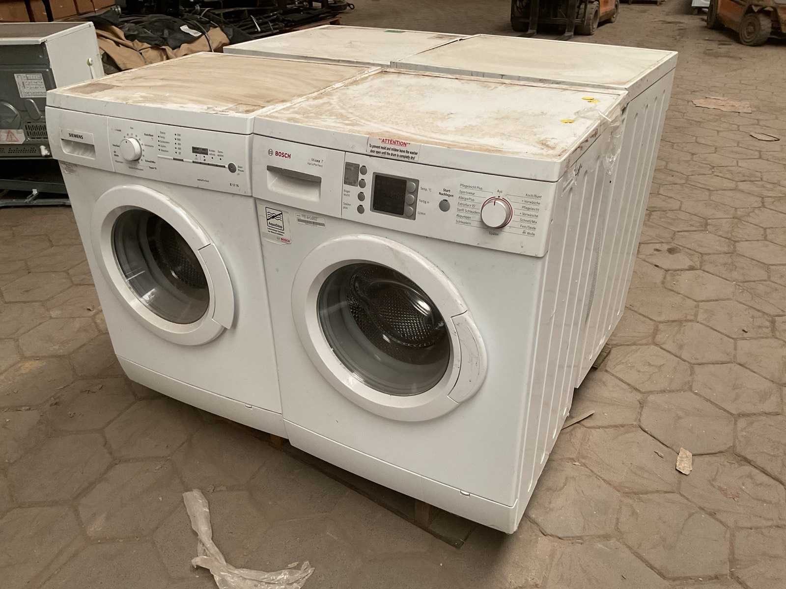 Wasmachines 1x Bosch 3x Siemens (4x)
