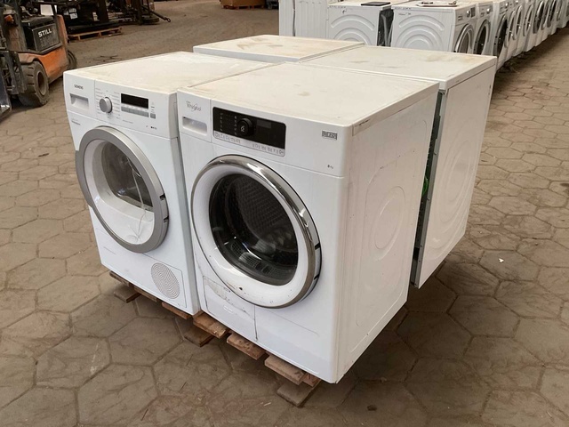 Wasdrogers 2x Siemens en 2x Whirlpool (4x)