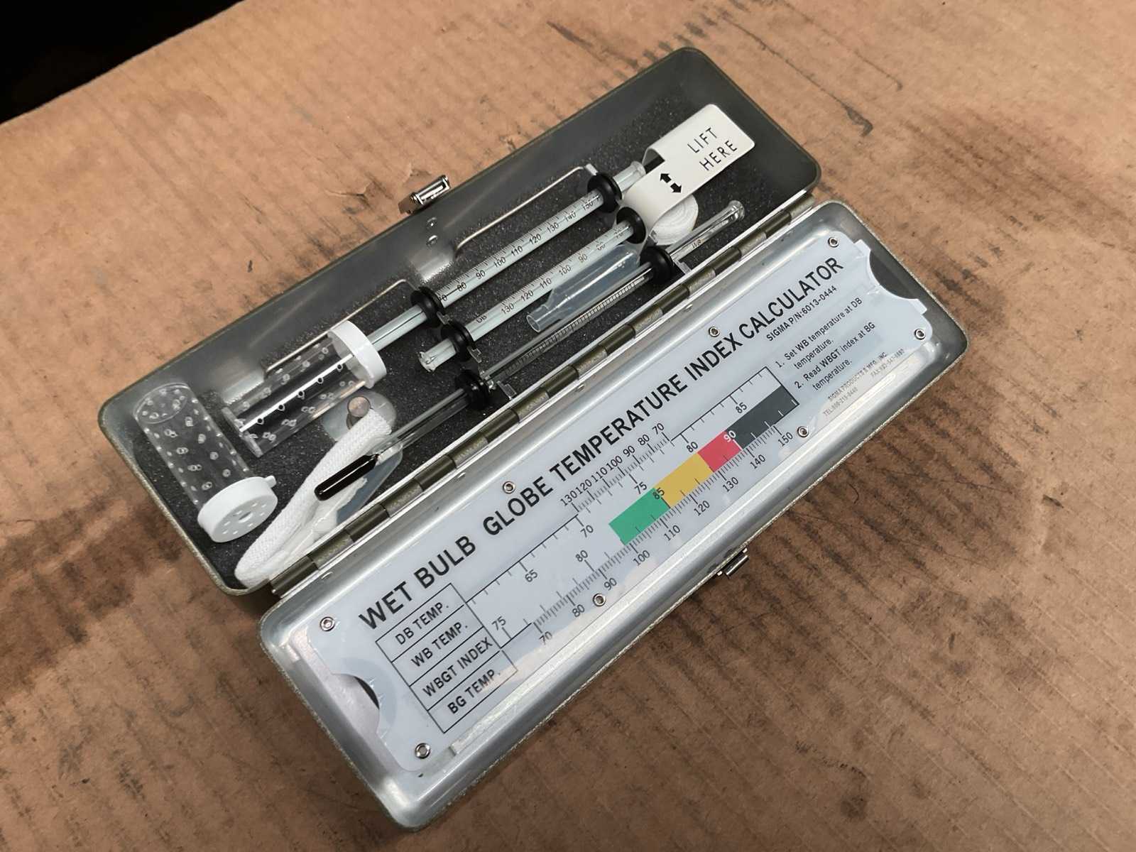 Sigma Products Wet Bulb Temperature Index Calculator