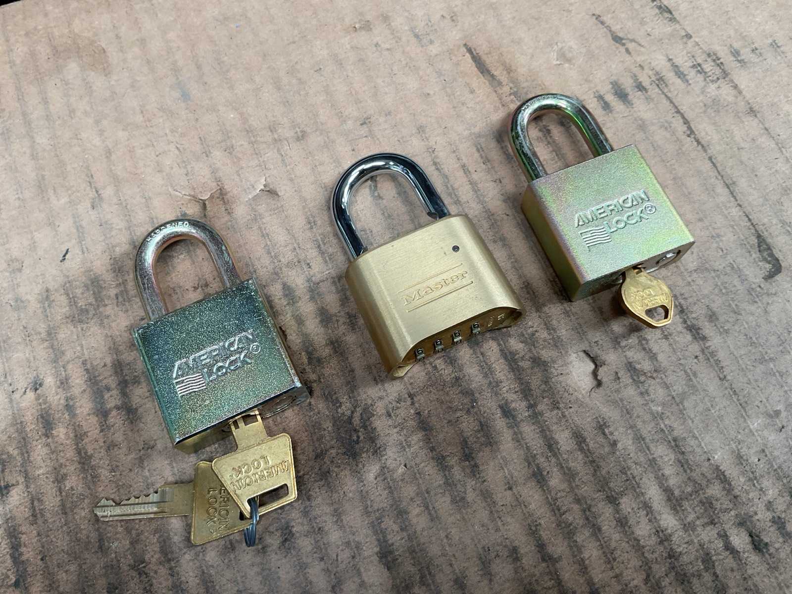 Diverse Hangsloten (6x)