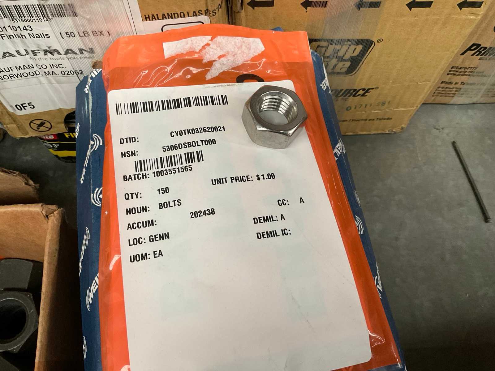 M22 Bolt (150x)