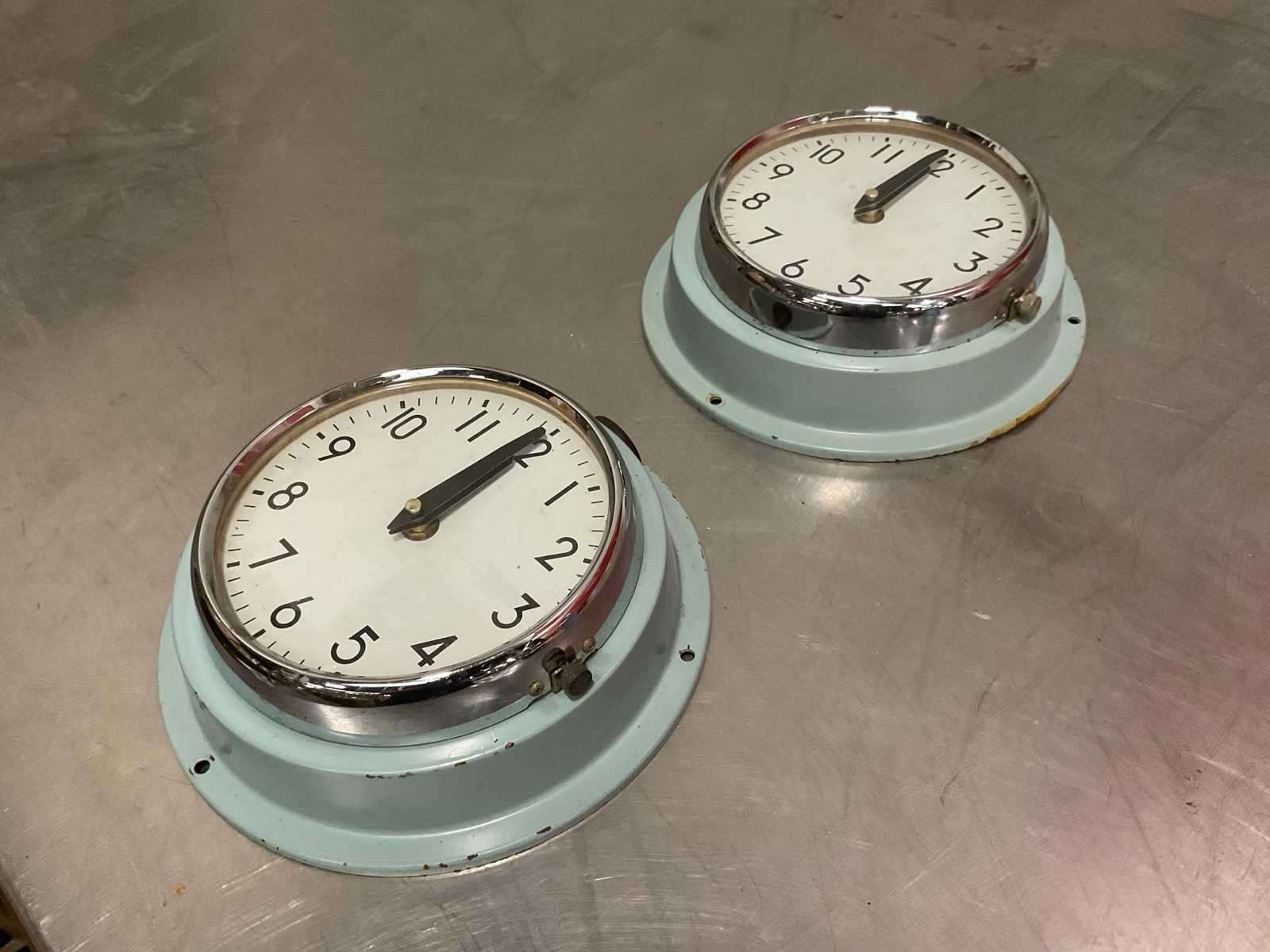 Vintage Marine Klok (2x)