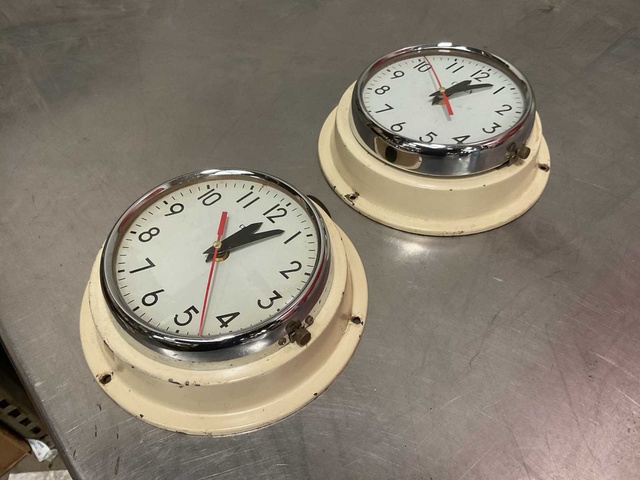 Vintage Marine Klok (2x)