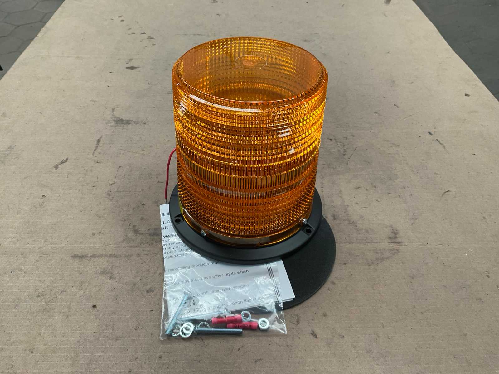 Warning light