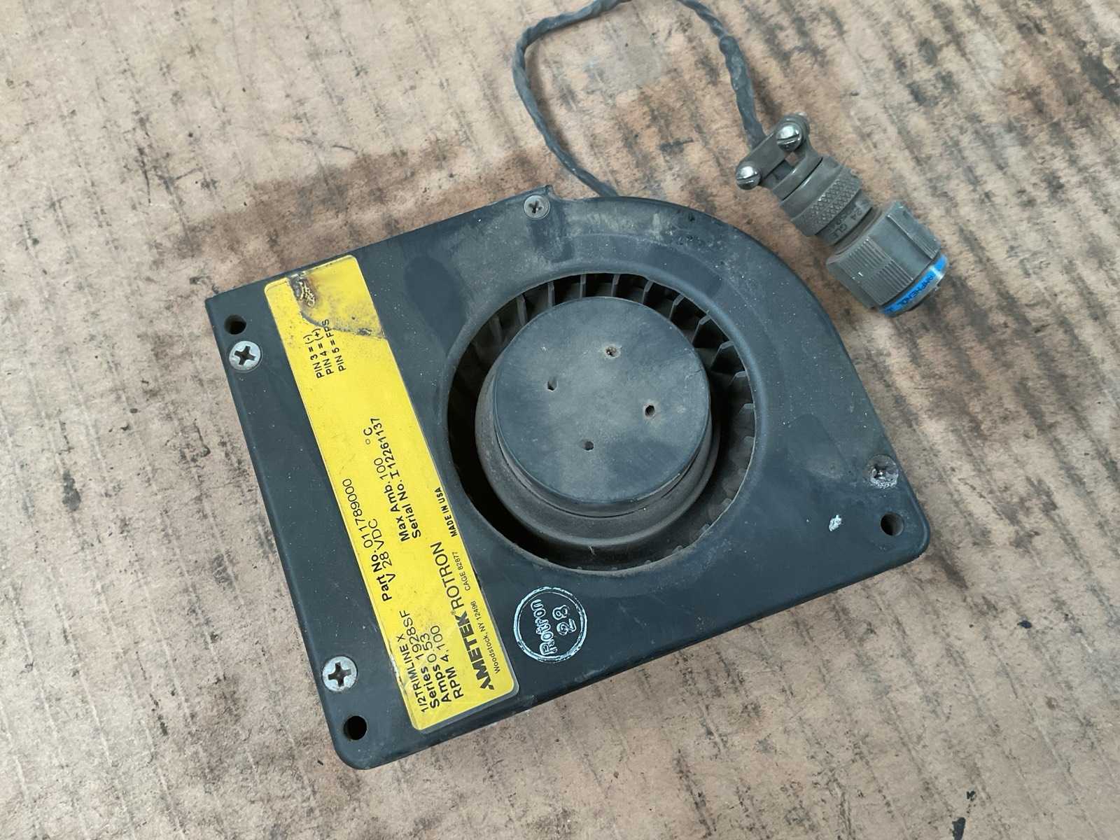 Ametek Rotron 1928SF Centrifugal Fan