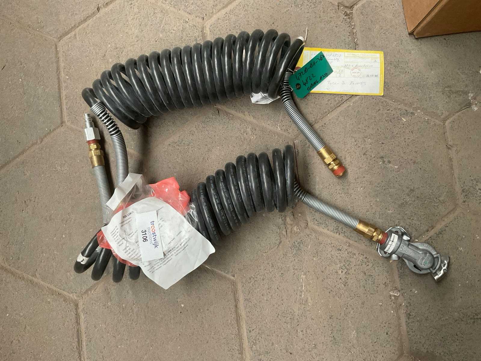 Perslucht spiraalslang (2x)