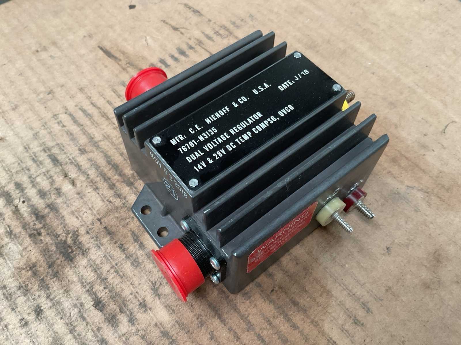 Niehoff & Co. Duall Votage Regulator