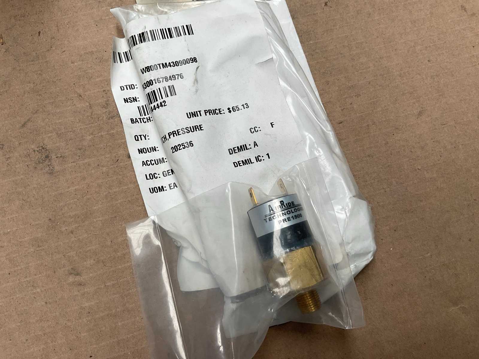 Pressure switch (10x)