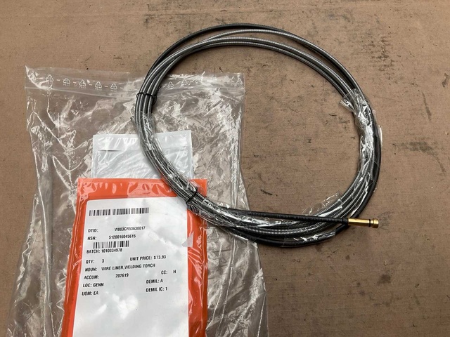 Welding torch wire liner (3x)