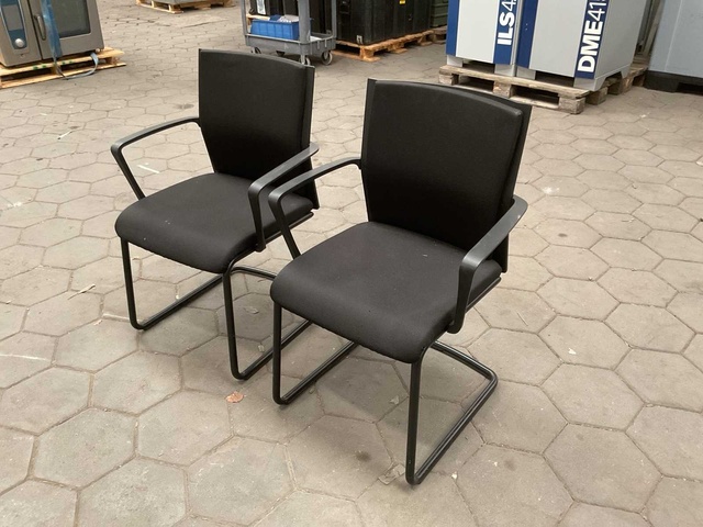 Steel Case Kantinestoel (2x)