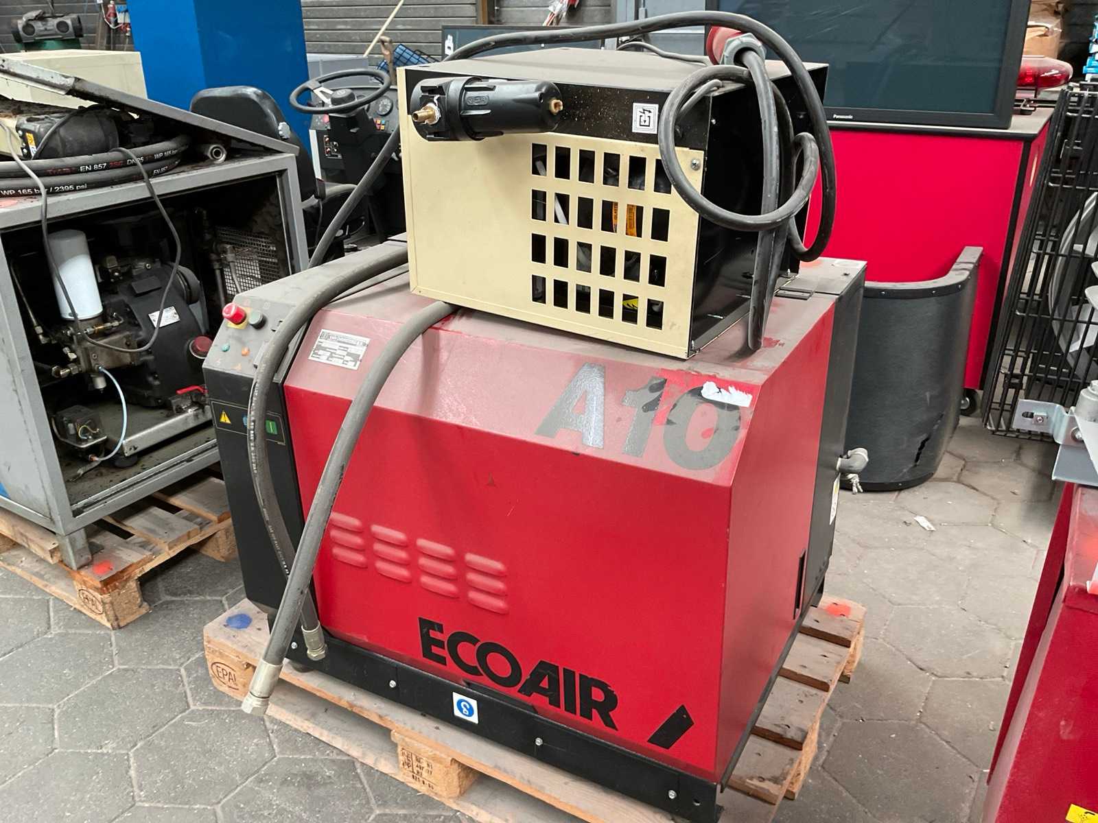 1999 Ecoair A10 Schroefcompressor