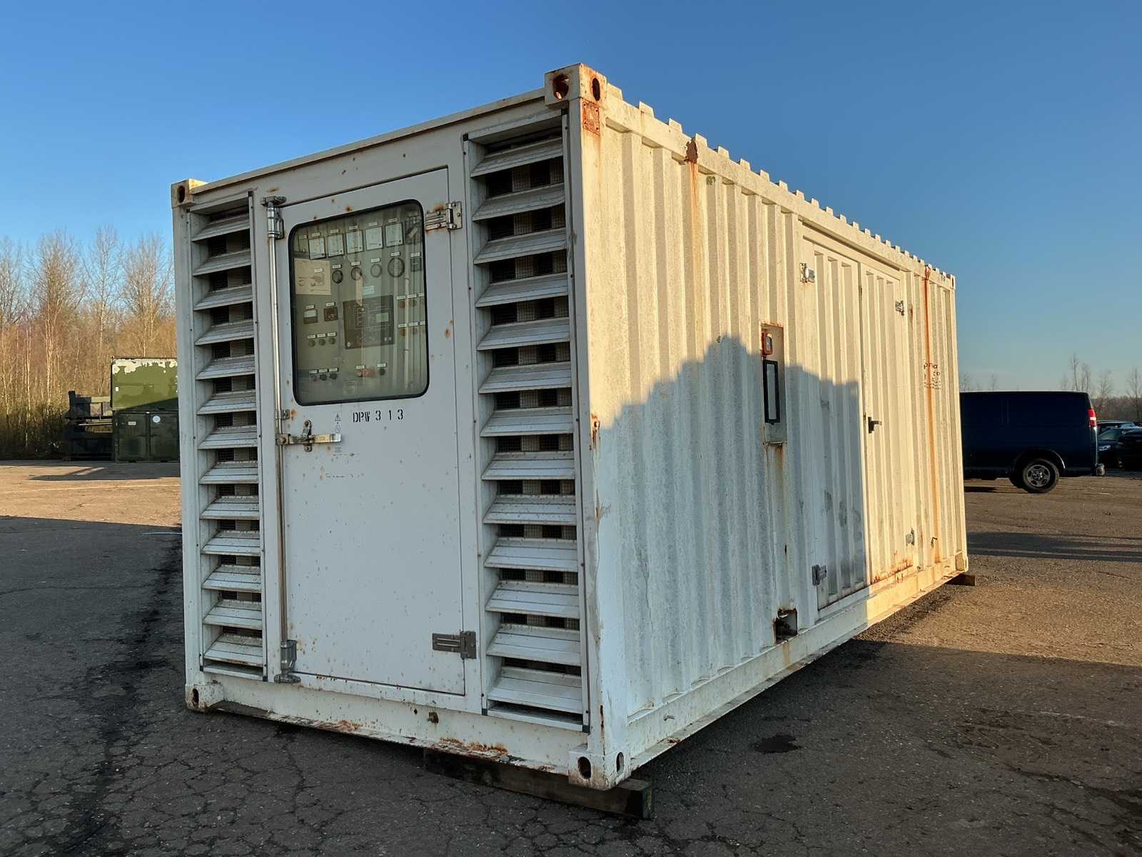 Stroomgenerator in container
