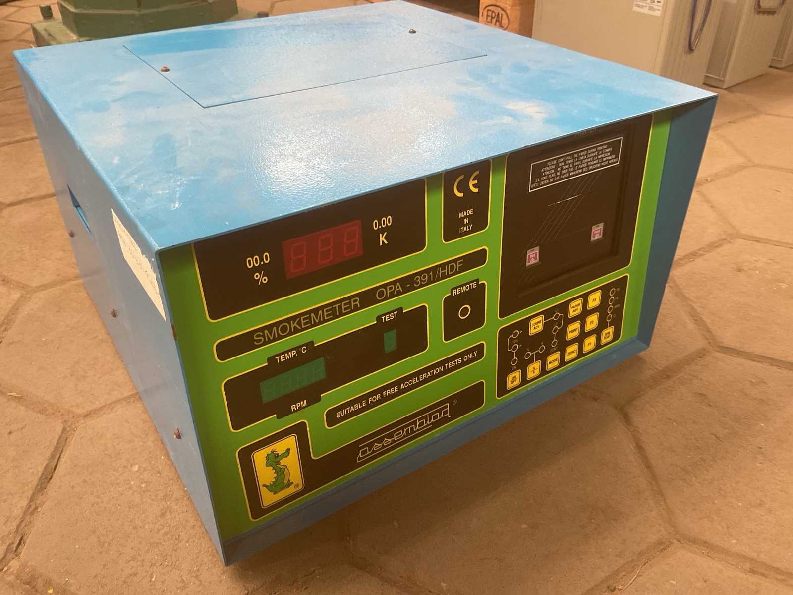 Assemblad OPA - 391/HDF Smokemeter
