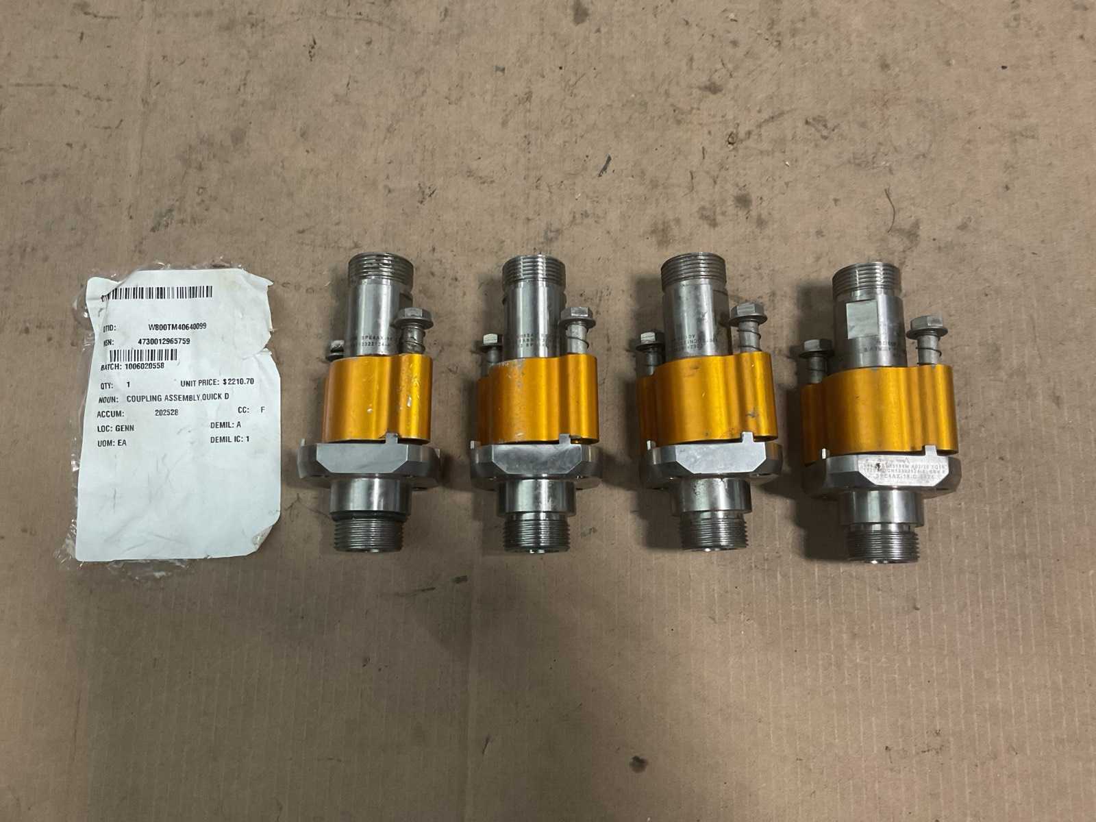 Coupling assembly (4x)