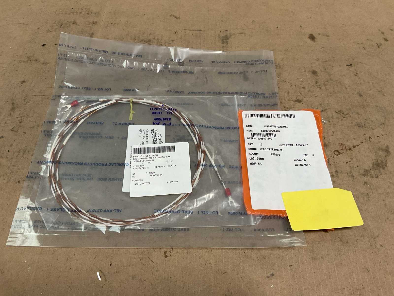Electrical lead (10x)