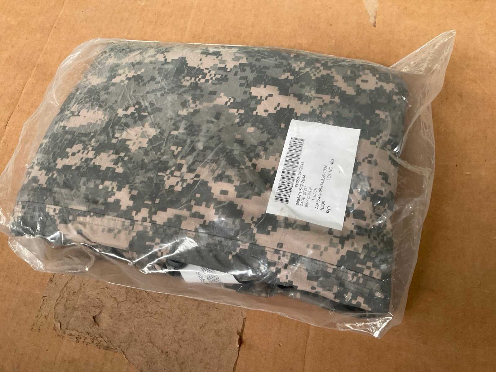 Bivy cover UCP