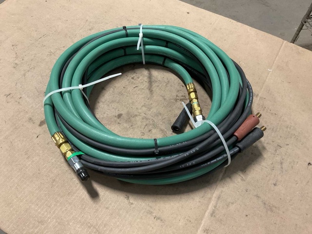 Metallic hose assembly set