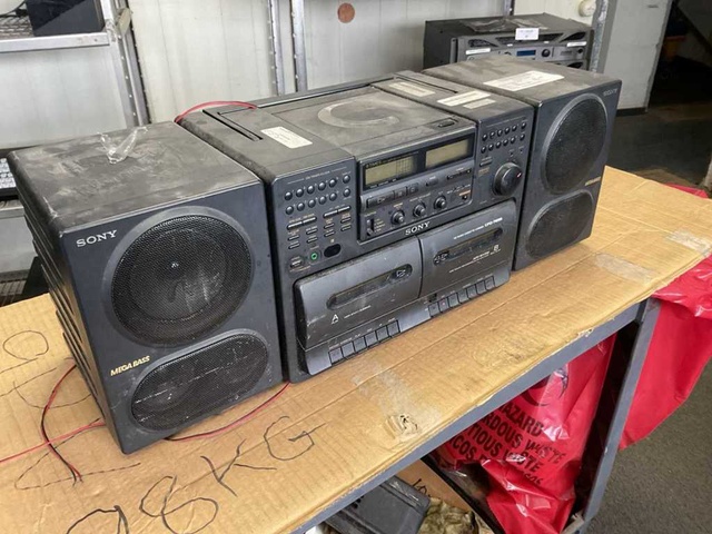 Sony CFD-765S CD Radio Cassette Recorder Stereo installatie