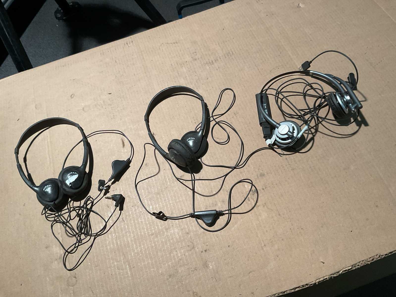 Nimax / Plantronics Headphone (3x)