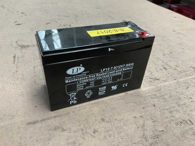 LP 12-7.0 Oplaadbare loodzuur accu