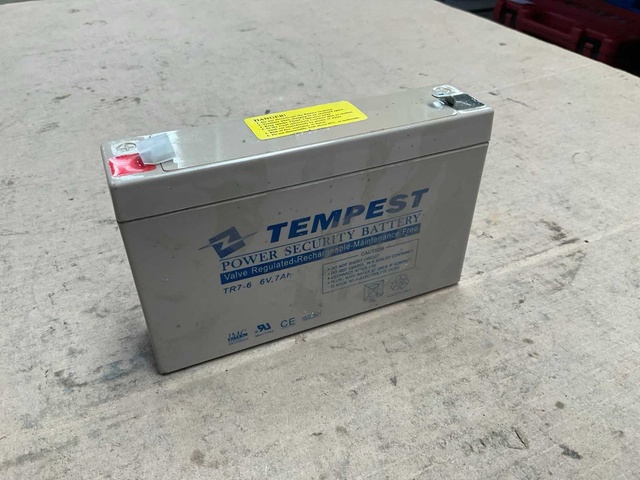 Tempest TR7-6 Oplaadbare loodzuur accu