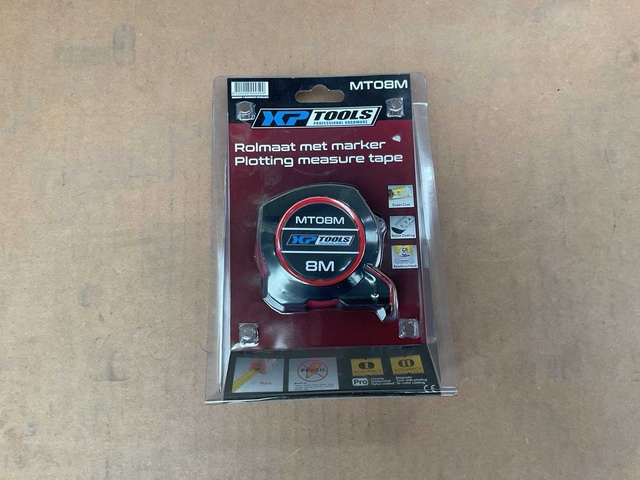 XP Tools MT08M 8M Rolmaat met marker (4x)