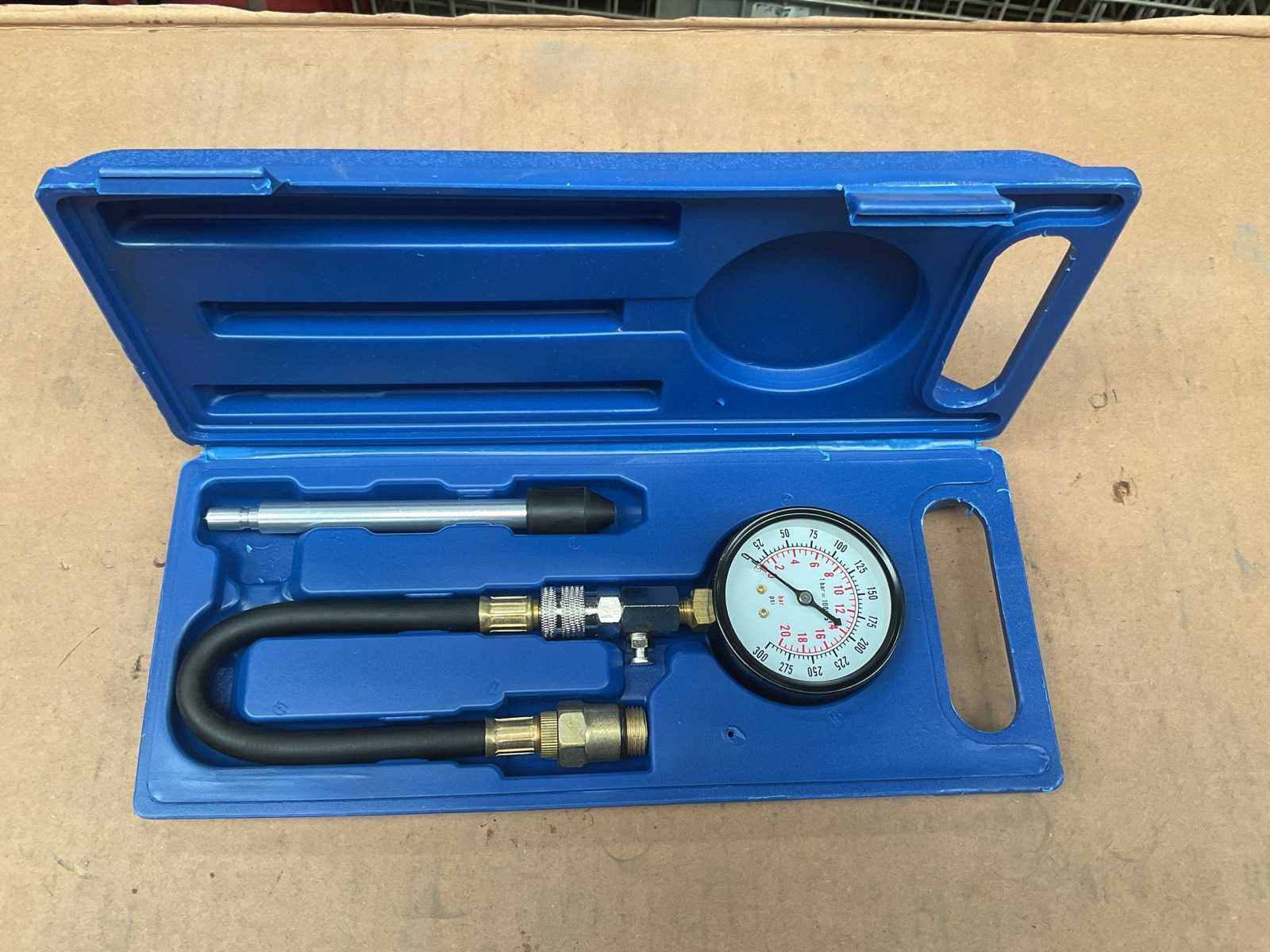 Quick cylinder pressure tester kit