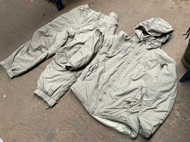 Extreme cold weather parka and trouser