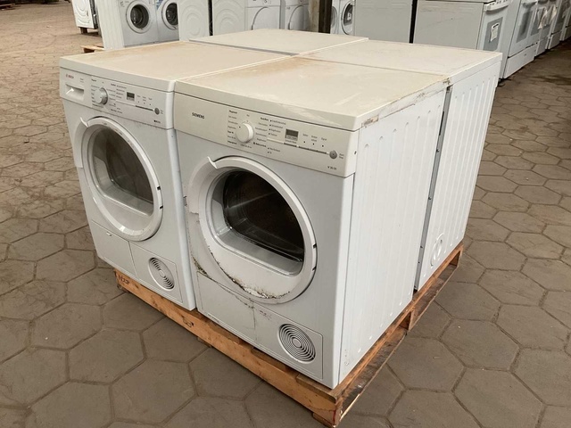 3x Siemens en 1x Bosch wasdrogers (4x)