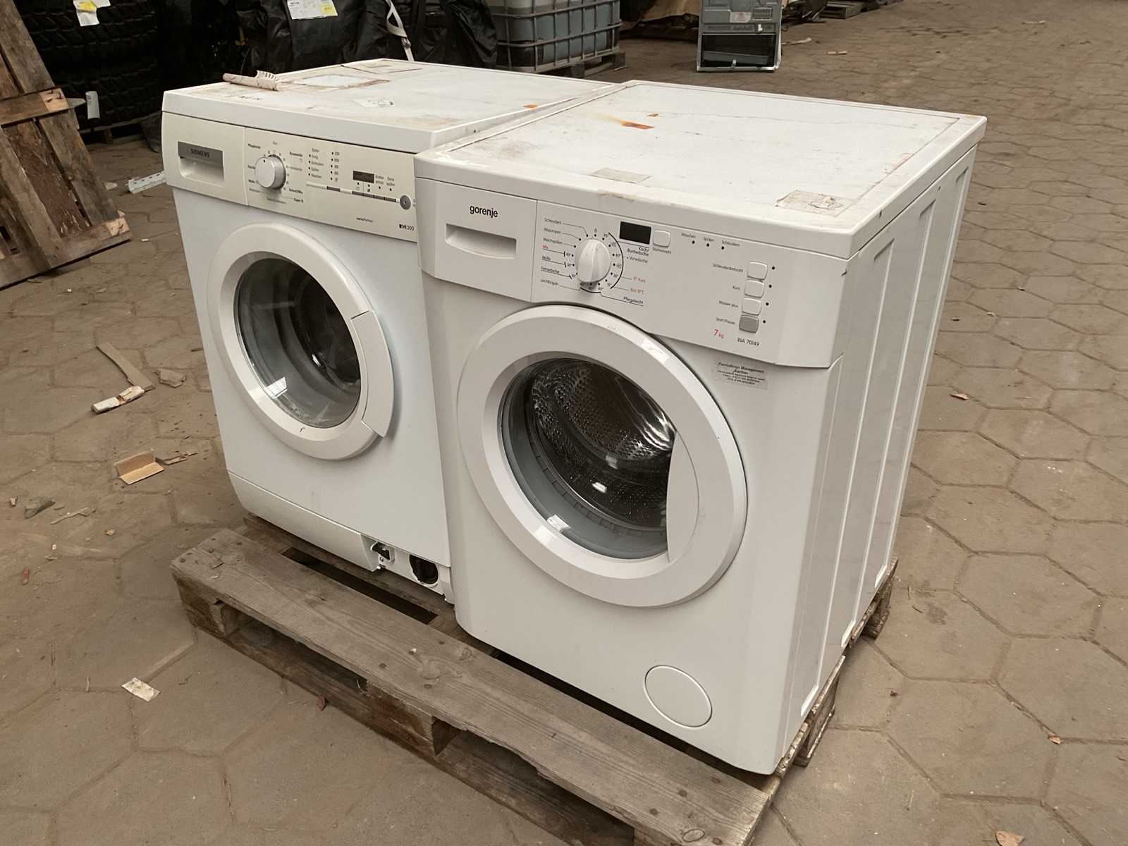 wWsmachines 1xGorenje en 1x Siemens (2x)