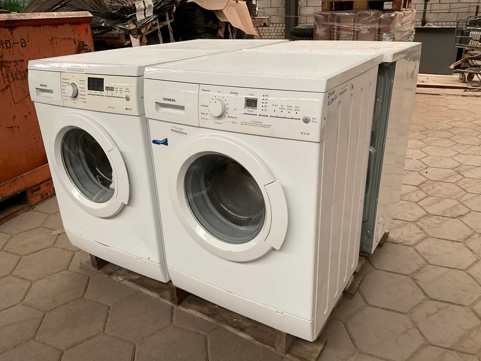Wasmachines 2x Siemens, wasdrogers, 1x Bosch,  1x Zanker (4x)