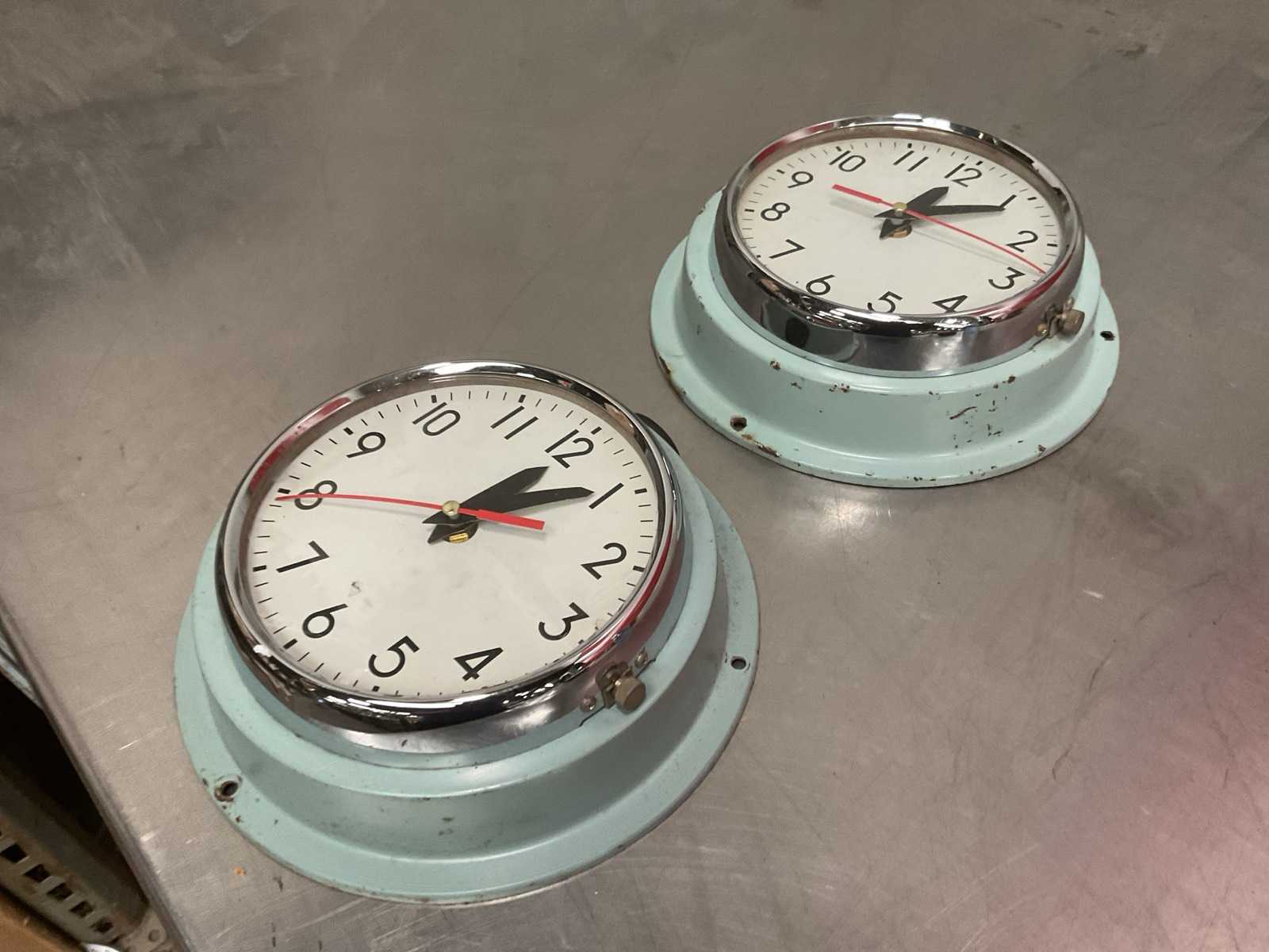 Vintage Marine Klok (2x)