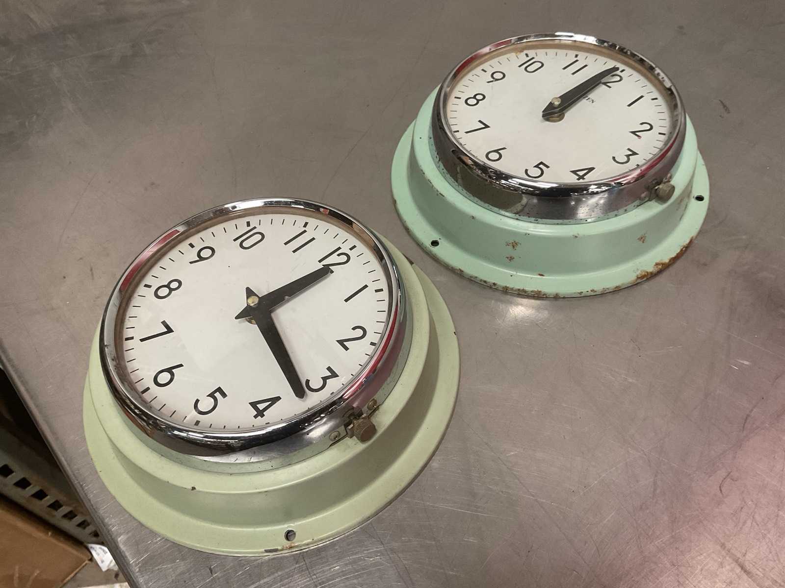 Vintage Marine Klok (2x)