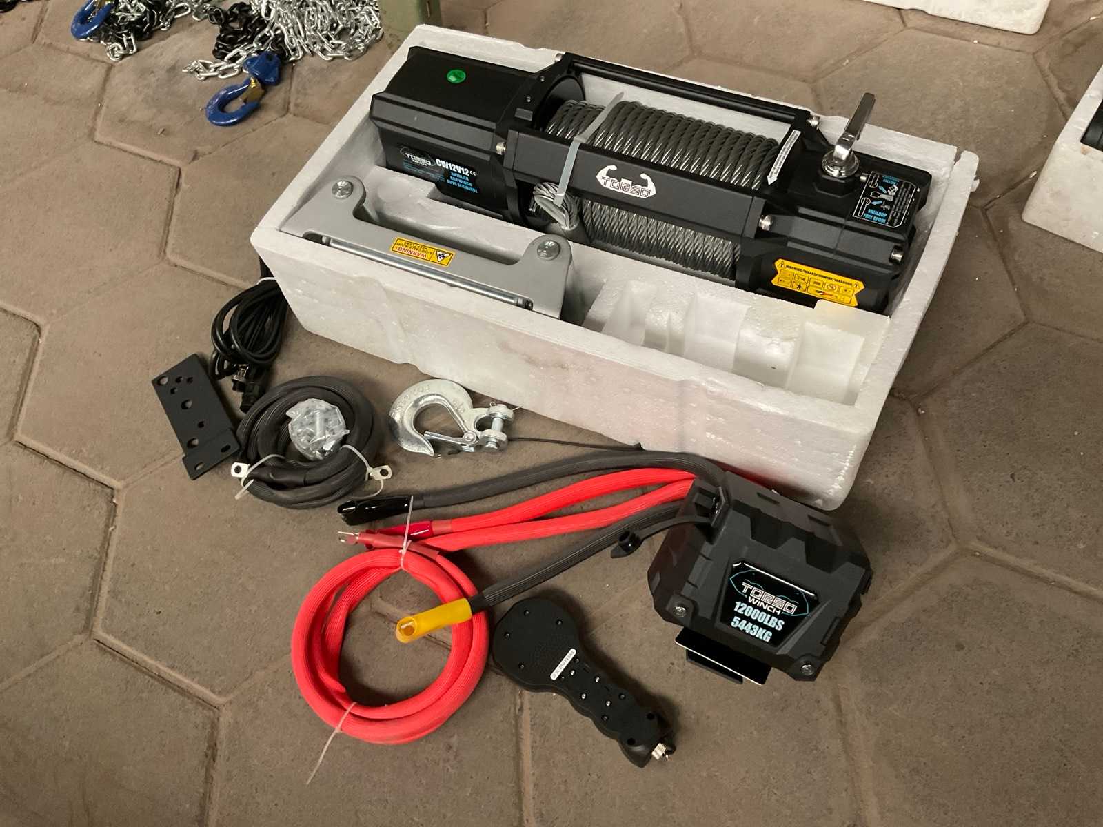 Torso CW12V12 Car winch