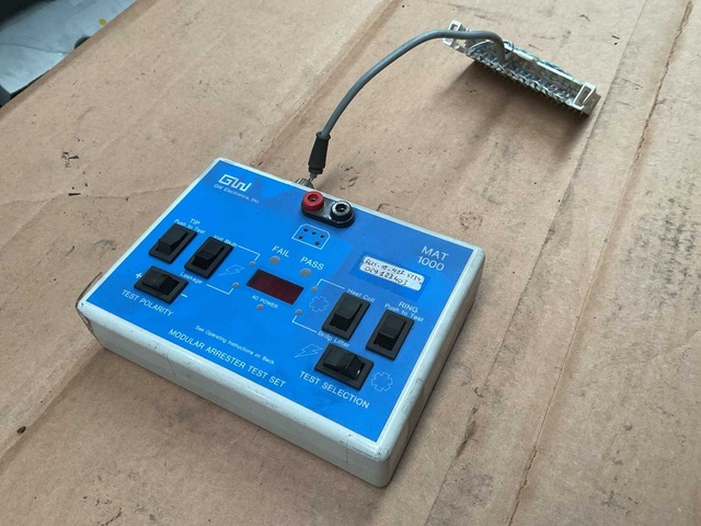 GW Electronics MAT 1000 Modular Arrester Test set