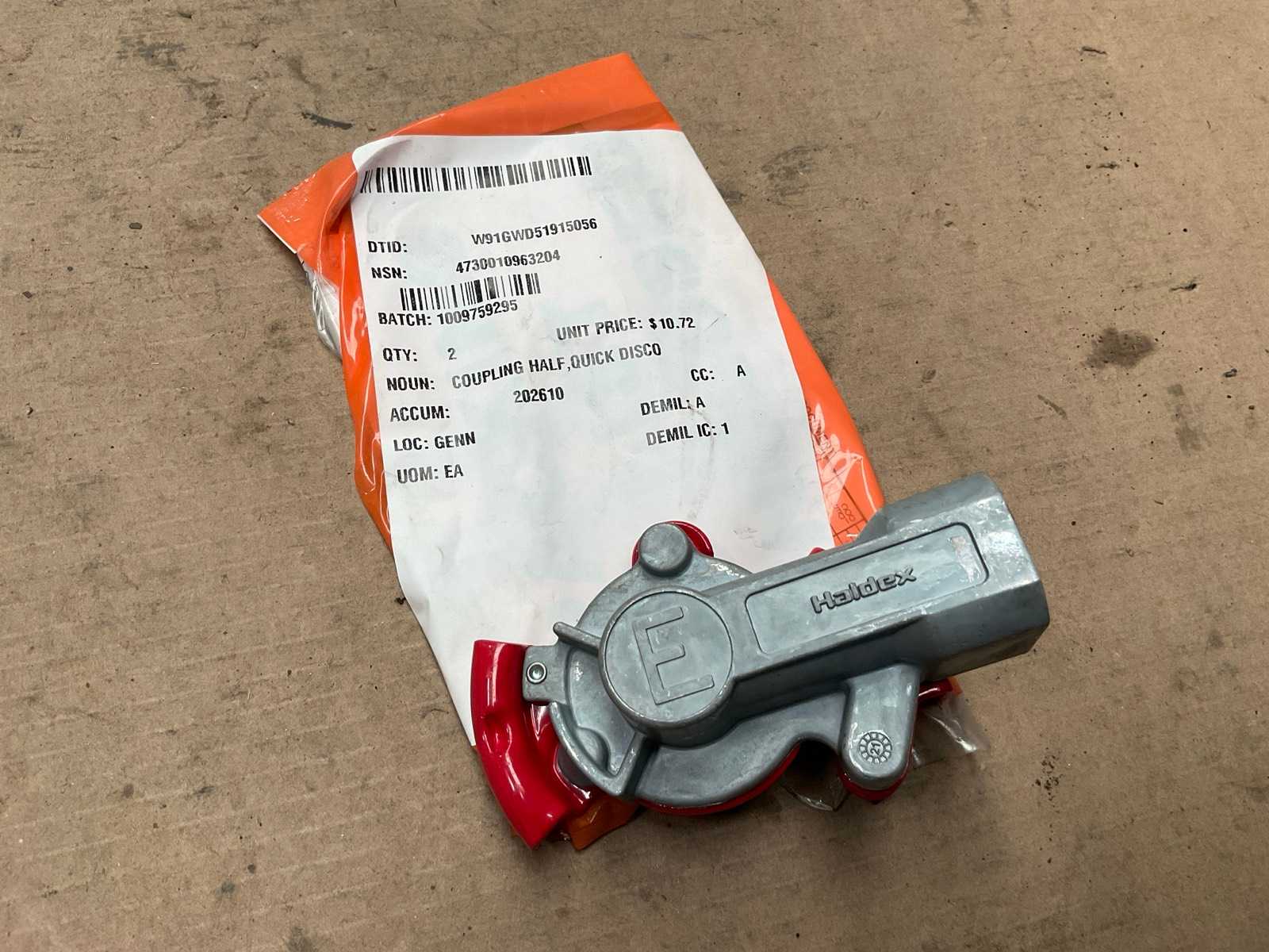 Haldex Half coupling (2x)