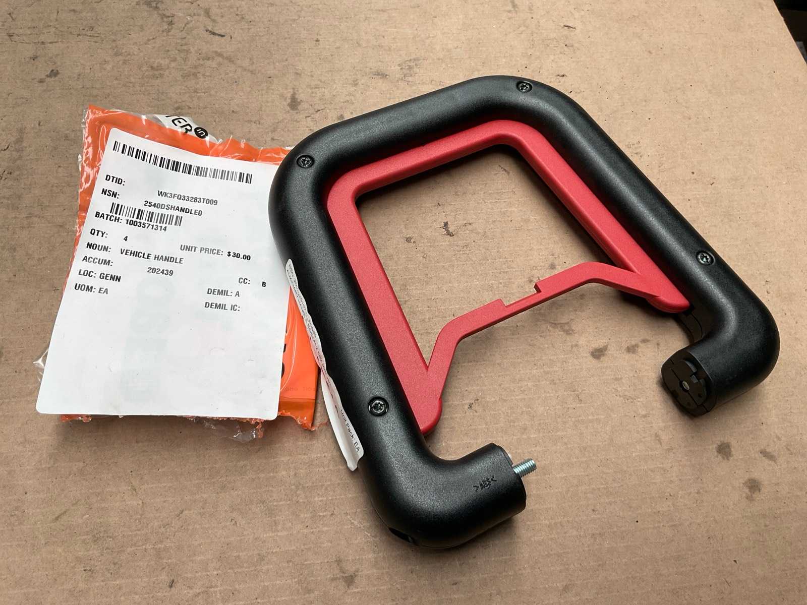 Vehicle handle (4x)