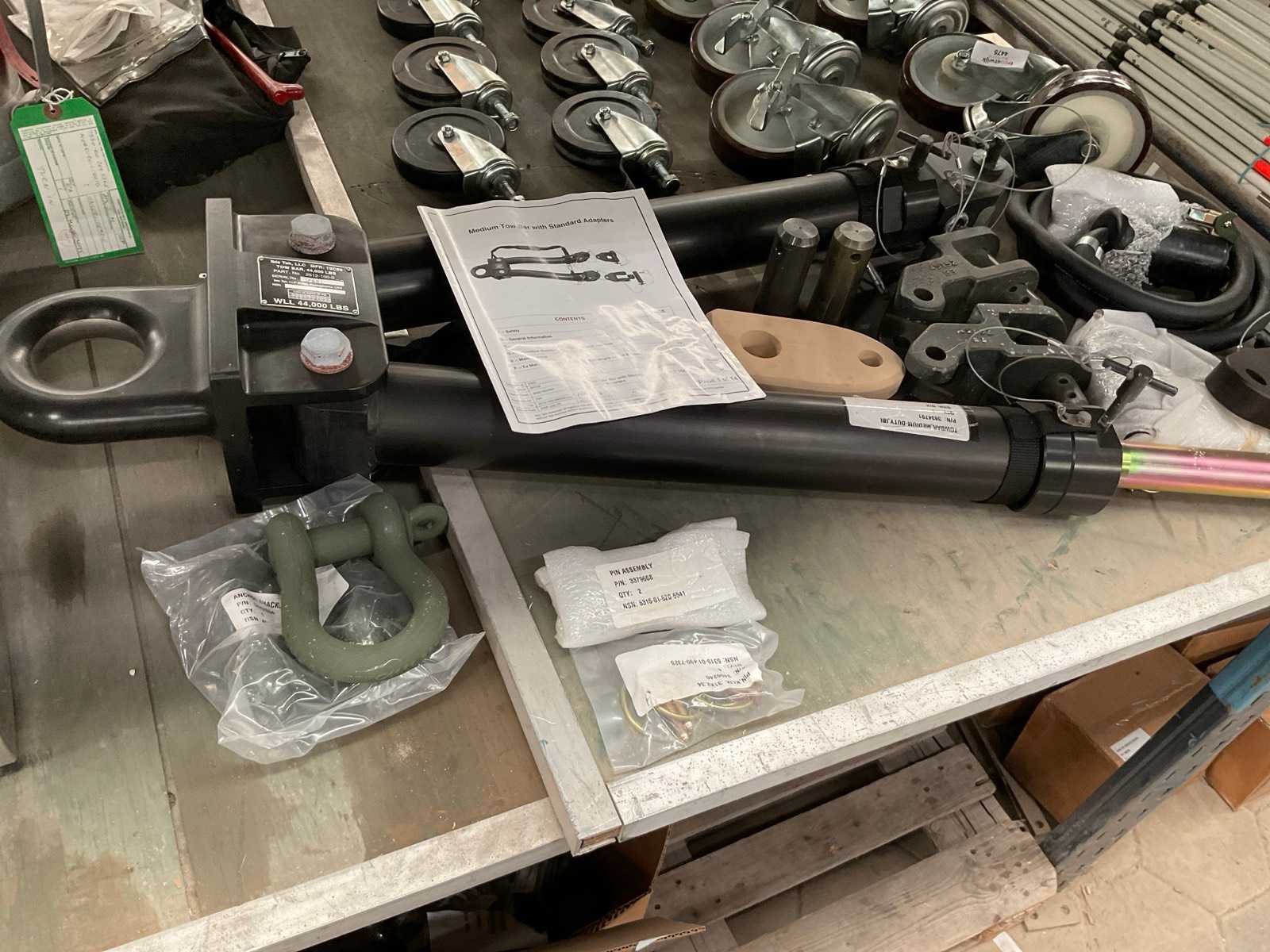 Towbar with adapter