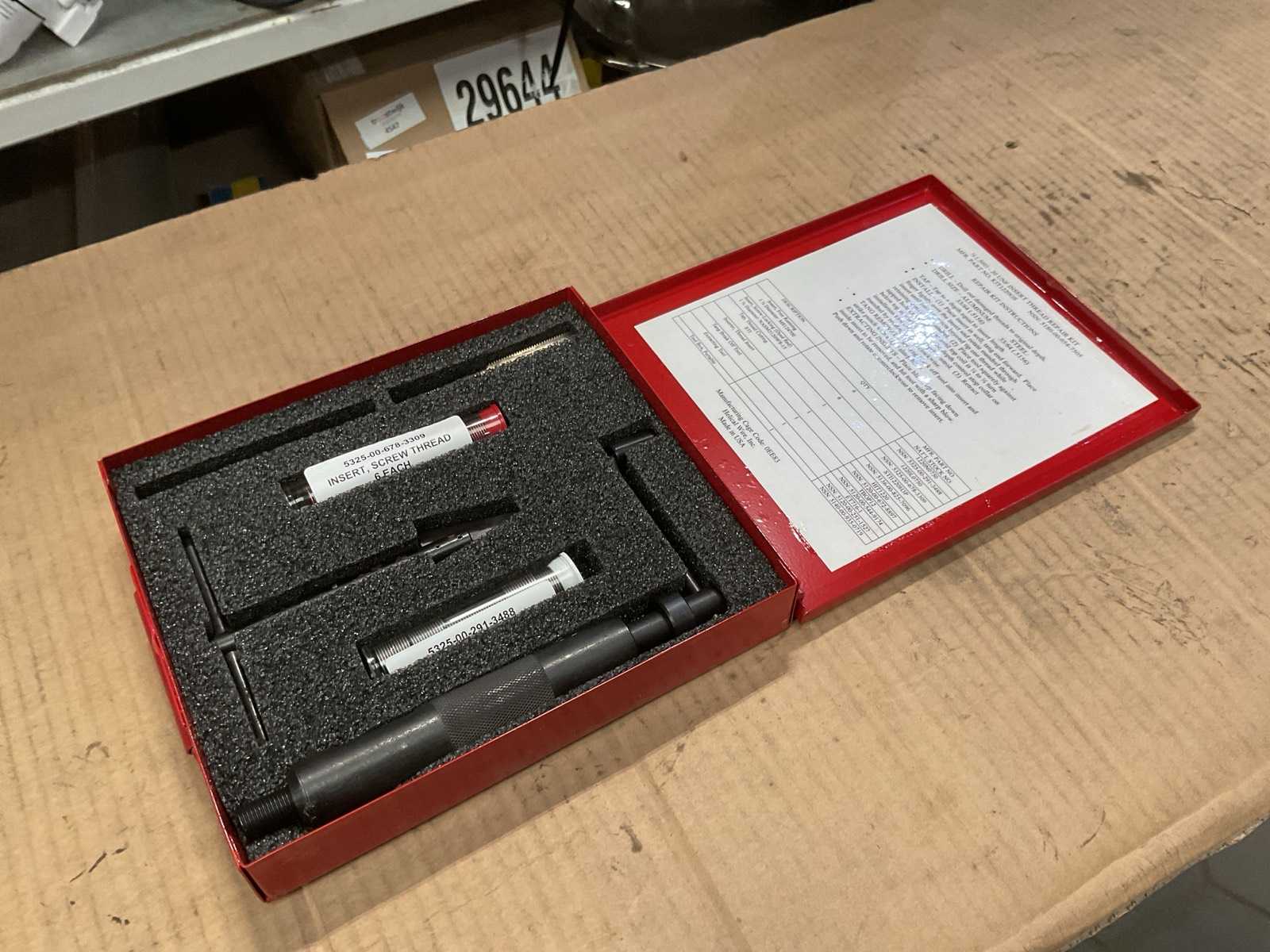 UNF Insert Thread Repair Kit