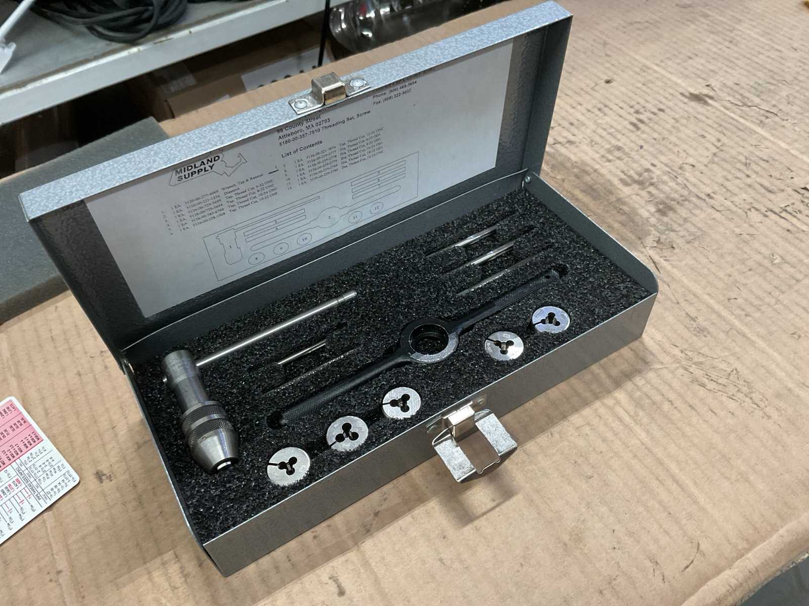 Midland Supply Screw Threading Set