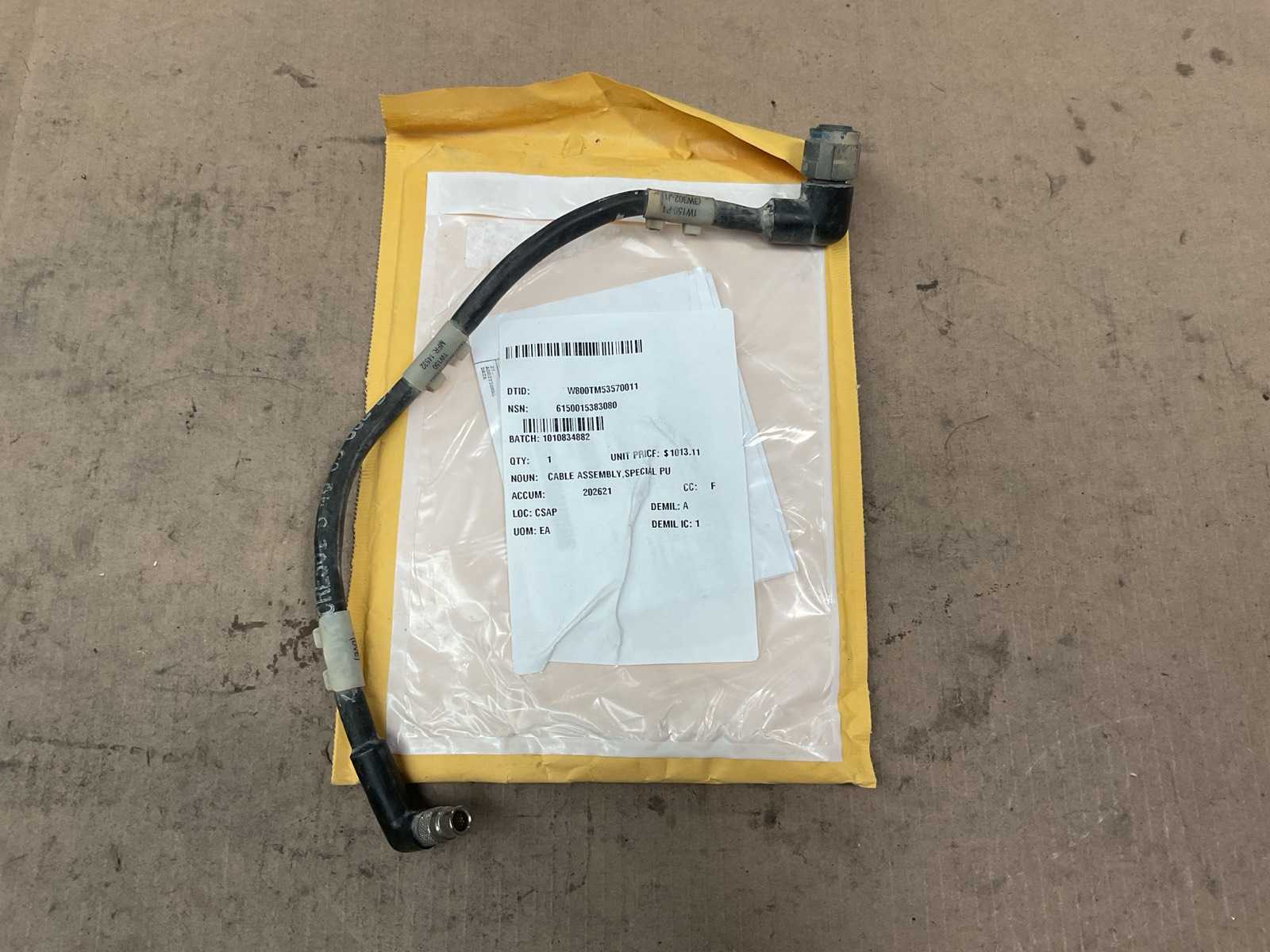 Cable assembly (3x)